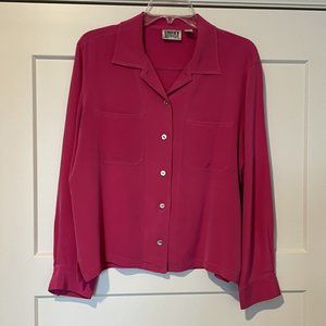 Chico 100% Silk Blouse, Size 1 (Chico Size 1)